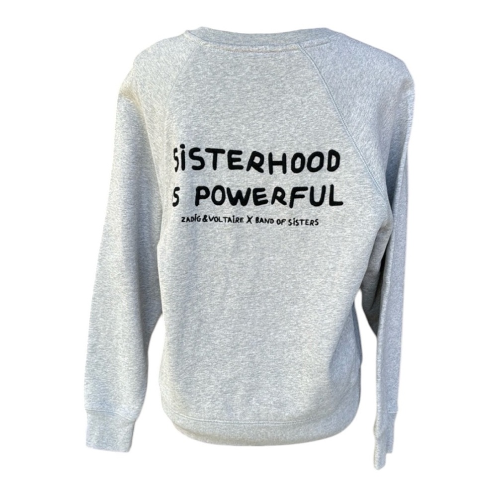 Zadig & Voltaire Band of Sisters Graphic Sweatshirt RARE HTF ~ size Small - Picture 10 of 16